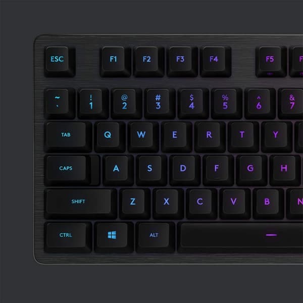 Tangentbord Logitech Lightsync G512 Gaming Svart Belysning RGB AZERTY