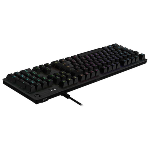 Tangentbord Logitech Lightsync G512 Gaming Svart Belysning RGB AZERTY