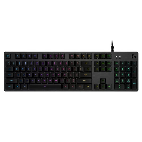 Tangentbord Logitech Lightsync G512 Gaming Svart Belysning RGB AZERTY