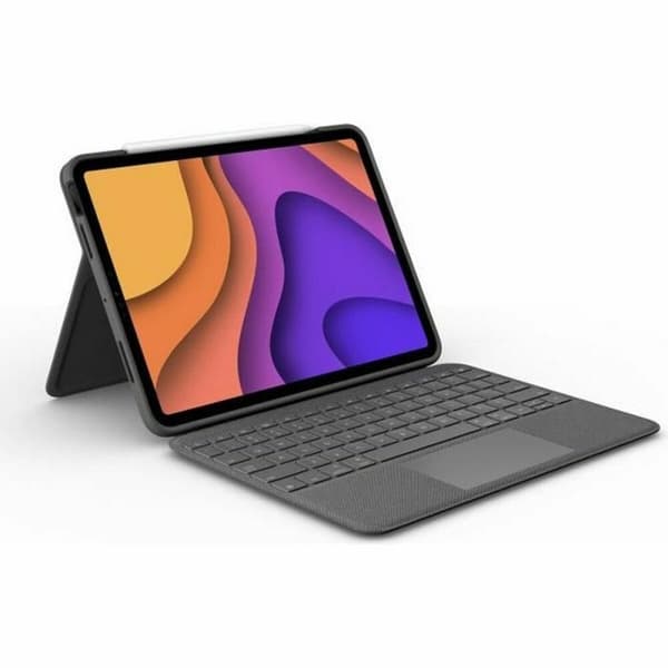Bluetooth keyboard med tabletstøtte Logitech iPad Air 4th Gen Grå AZERTY