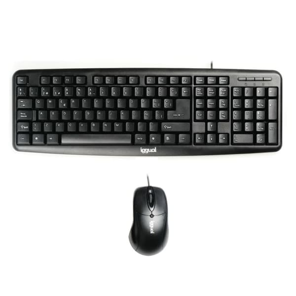 Tangentbord och Mus iggual COM-CK-BASIC QWERTY USB