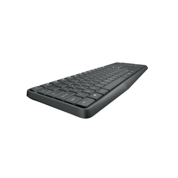 Tastatur og trådløs mus Logitech 920-007919 Sort