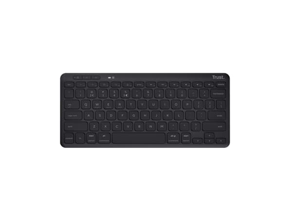 Trust Lyra - Tastatur - lavprofil - trådløs - 2.4 GHz, Bluetooth 5.0