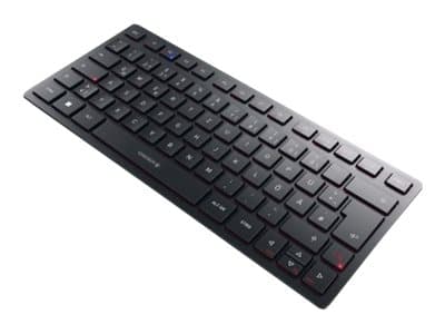 CHERRY KW 9200 MINI - Tangentbord - trådlös - 2.4 GHz, Bluetooth 5.0 - QWERTY - hela norden - tangentbrytare: CHERRY SX - svart