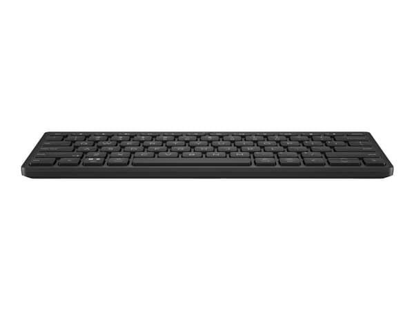 HP 355 Compact Multi-Device - Tangentbord - trådlös - Bluetooth 5.2 - QWERTY - internationell engelska - svart - återvinningsbar förpackning