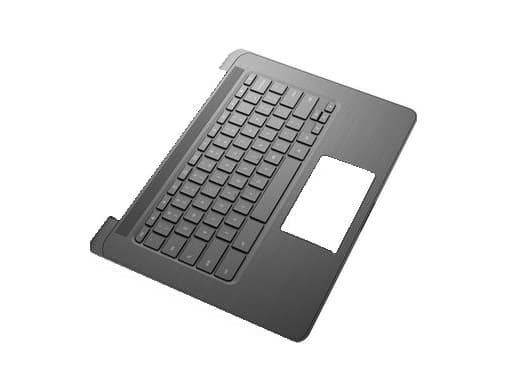 HP - Ersättningstangentbord för bärbar dator - bakgrundsbelyst - brittisk - med övre skydd - för Chromebook 14 G5