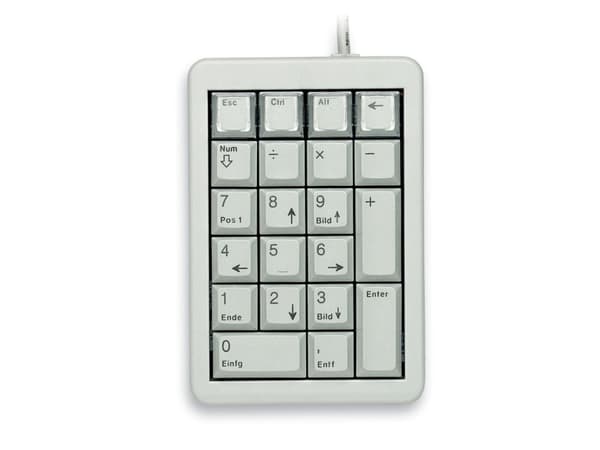 CHERRY G84-4700, USB, 21, Kannettava tietokone/PC, 1,75 m, Harmaa