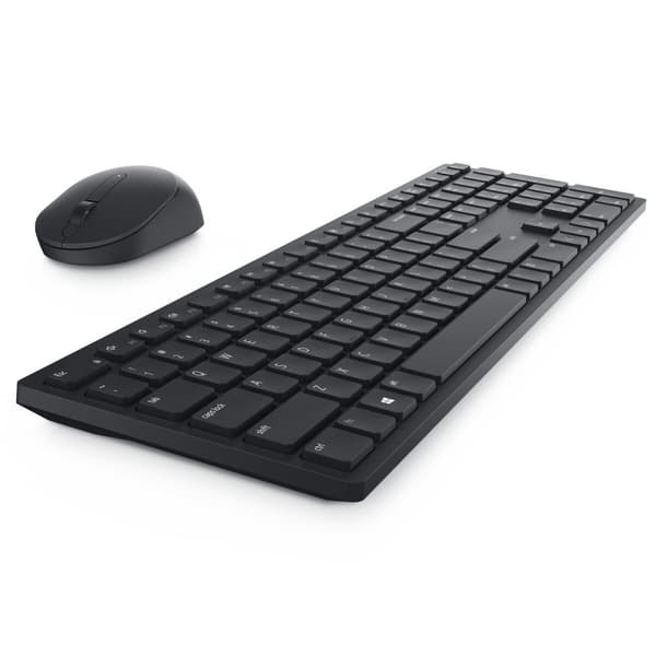 Tangentbord och Mus Dell KM5221WBKB-SPN Svart Qwerty Spanska