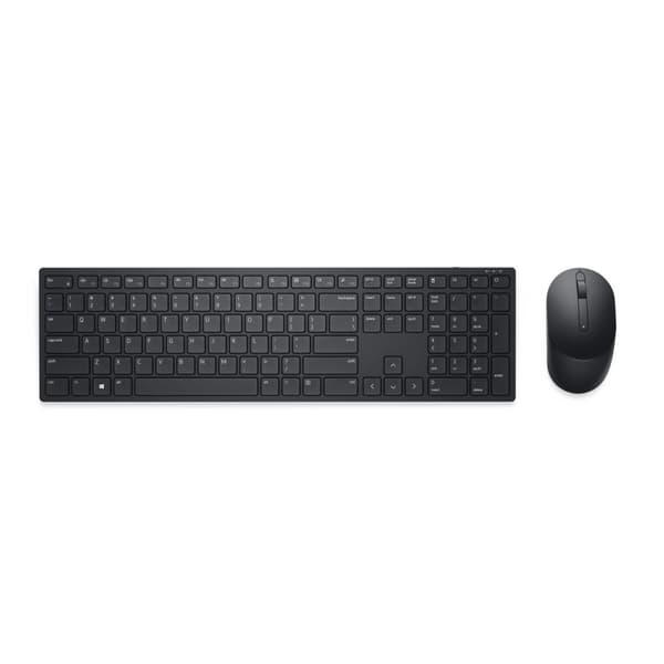 Tangentbord och Mus Dell KM5221WBKB-SPN Svart Qwerty Spanska