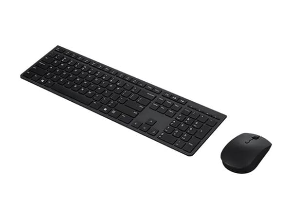 Lenovo Professional - Sats med tangentbord och mus - trådlös - 2.4 GHz - tysk - Brown Box