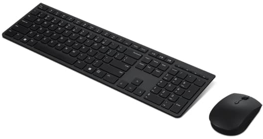 Lenovo 4X31K03968, Täysikokoinen (100 %), RF Wireless + Bluetooth, Näppäimen saksikytkin, Harmaa, Sisältää hiiren
