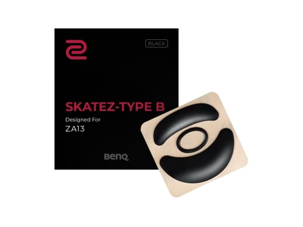 ZOWIE Skatez-Typ B, musfötter, 0,45 mm, svart