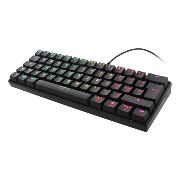 Deltaco Gaming DK430BR Gaming Tangentbord 60% Svart