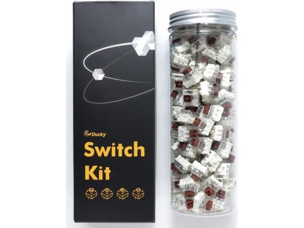 Ducky Ducky Kailh Box Brown Switches, mechanisch, 3-Pin, taktil, MX-Stem, 50g - 110 Stück
