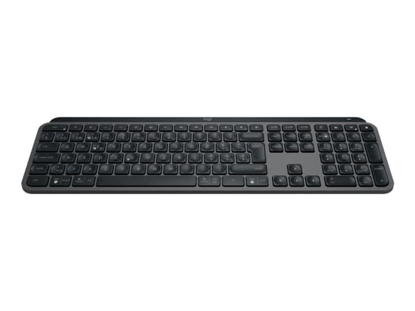 Logitech® | MX Keys S - Tastatur - bagbelyst - Bluetooth, 2,4 GHz - Nordisk layout - Grafitt