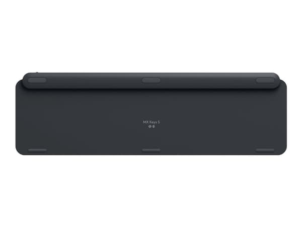 Logitech MX Keys S - Tastatur - bakbelysning - trådløs - Bluetooth LE - QWERTY - US International - tastsvitsj: Scissor-Key - grafitt - med Palm Rest