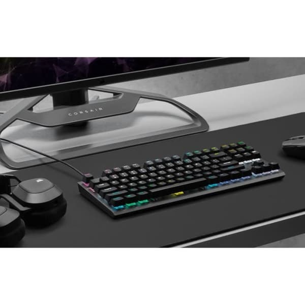 Optical -Mechanic Gaming Keyboard - Azerty - Corsair - K60 Pro TKL - Utan digital pavé - RGB Backbely - svart (CH -911D01A -FR)