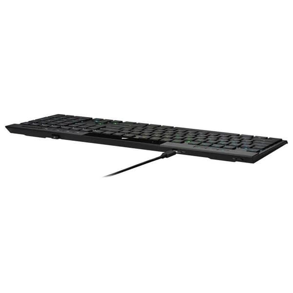 Ultrafin Mechanical Gaming Keyboard - Azerty - Corsair - K100 Air Wireless - RGB LED Backlight - Black (CH -913A01U -FR)