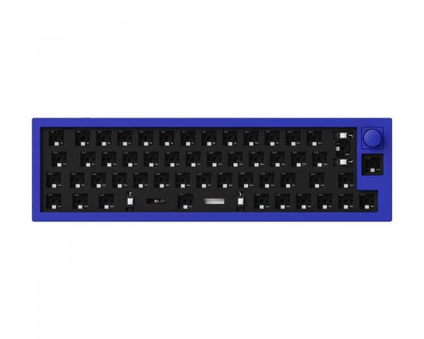 Q9 QMK 40% ISO Barebone Knob Version RGB Hot-Swap - Blå