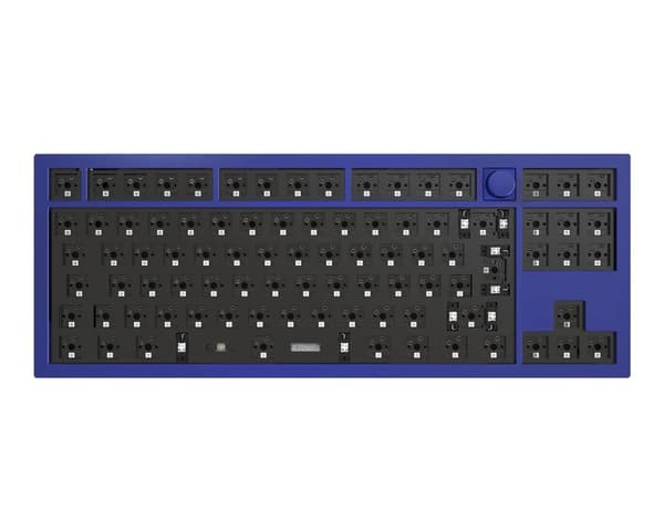 Q3 QMK Hot-Swap RGB Backlight ISO Knob Version - Barebone - Navy Blue