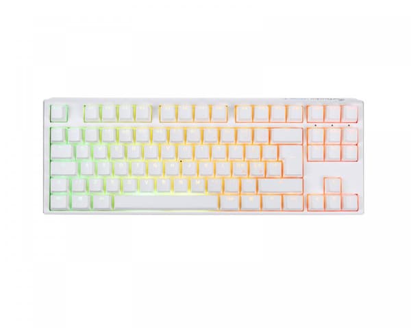 ONE 3 TKL Pure White RGB Hotswap Tastatur [MX Brown]