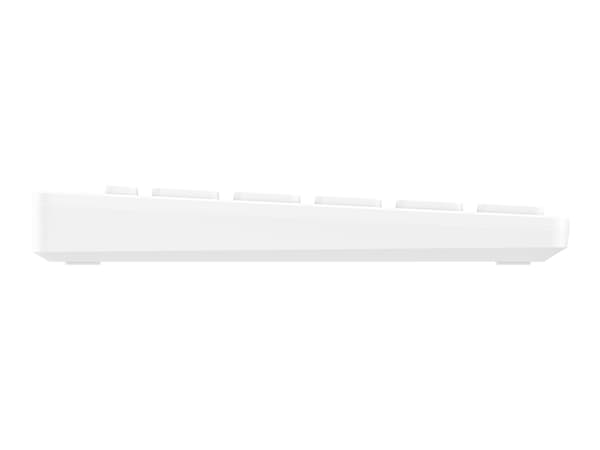 HP 350 Compact Multi-Device - Tastatur - trådløs - Bluetooth 5.2 - Tysk - hvit - resirkulerbar emballasje
