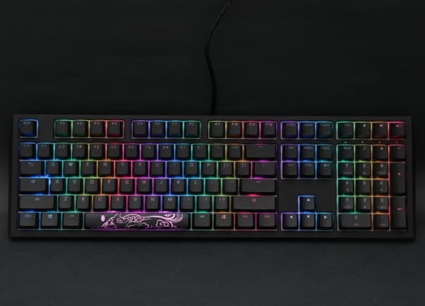 Ducky Shine 7 PBT Gaming Tastatur, MX-Black, RGB LED – blackout (US)
