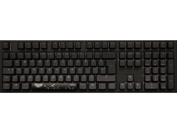 Ducky Shine 7 PBT Gaming Tastatur, MX-Black, RGB LED – blackout (US)