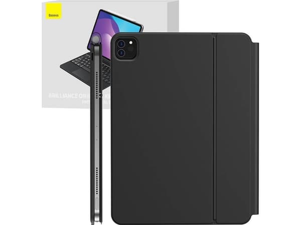 Baseus Baseus Brilliance-deksel med tastatur for IPad Pro 11"/Air4/Air5 10.9" (grå)
