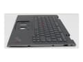 Pikkukuva 2 / 5: Lenovo - Kannettavan tietokoneen vaihtonäppäimistö - Trackpointilla - taustavalaistu - QWERTY - amk. englanti - harmaa - FRU - yläsuojuksella - Think