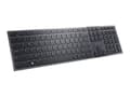 Miniatyrbild 1 av 5: Dell Premier KB900 - Tangentbord - samarbete - bakgrundsbelyst - trådlös - 2.4 GHz, Bluetooth 5.1 - QWERTY - USA, internationellt - grafit - med 3 år