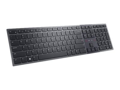 Dell Premier KB900 - Tangentbord - samarbete - bakgrundsbelyst - trådlös - 2.4 GHz, Bluetooth 5.1 - QWERTY - USA, internationellt - grafit - med 3 år