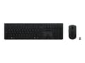 Miniatyrbild 1 av 5: Lenovo Professional - Sats med tangentbord och mus - trådlös - Bluetooth, 2.4 GHz - Svenska/finska - tangentbrytare: Scissor-Switch - grå - brun låda