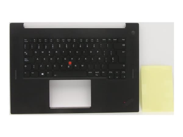 Lenovo - Ersättningstangentbord för bärbar dator - med Trackpoint - bakgrundsbelyst - QWERTY - spansk - FRU - med övre skydd - för ThinkPad P1 Gen 4;