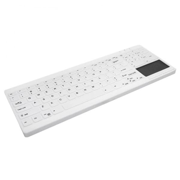 Trådlöst Tangentbord Cherry AK-C7412F-GUS-W Vit Qwerty Spanska