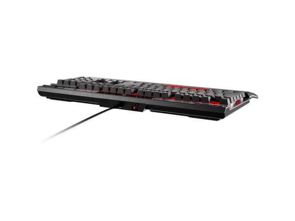 CORSAIR K70 MAX RGB - Tangentbord - backlit - USB-C - QWERTY - amerikansk - tangentbrytare: CORSAIR MGX - stålgrå