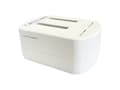 Miniatyrbilde 2 av 5: LC Power LC-DOCK-U3-VI - HDD / SSD-dokkestasjon - 2.5", 3.5" - 2 Kanal - SATA - USB 3.2 (Gen 2x1) - hvit, eggeskall