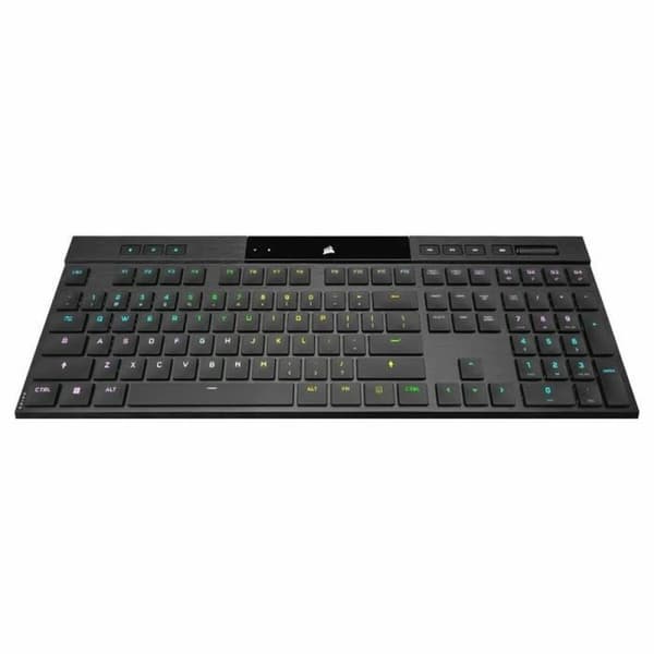 Tangentbord Corsair Azerty Franska Svart AZERTY