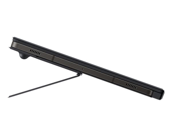 Samsung EF-DX815 - Tastatur og folioveske (bokomslag) - med styrepute - trådløs - Bluetooth, POGO pin - svart tastatur, svart boks - hengeboks - for