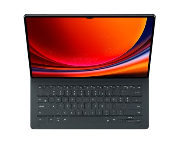 Samsung EF-DX910 - Tastatur og folioveske (bokomslag) - smalt - Bluetooth, POGO pin - svart tastatur, svart boks - for Galaxy Tab S9 Ultra