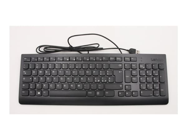 Lenovo - Tangentbord - USB - QWERTY - italiensk - svart