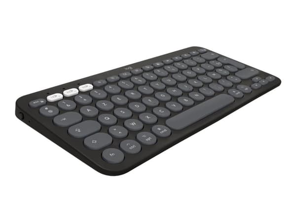 Logitech Pebble 2 Combo for Mac - Sats med tangentbord och mus - trådlös - Bluetooth LE - QWERTY - USA, internationellt - tonal graphite