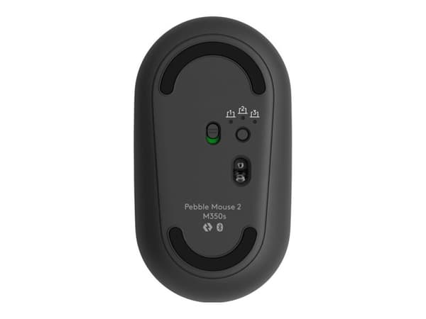 Logitech Pebble 2 Combo - Tastatur- og mussett - trådløs - Bluetooth LE - QWERTY - US International - tonalhvit