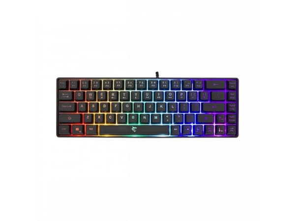 White Shark RONIN Black, Kabel, USB, Membrantangentbrytare, QWERTY, Svart