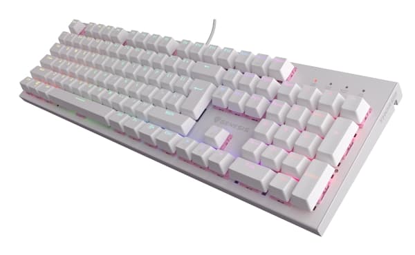GENESIS Thor 303, Wired, USB, Mechanical, QWERTY, RGB LED, White