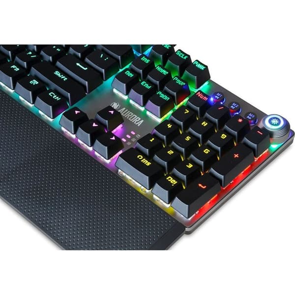 Tastatur Ibox AURORA K-3 Sort/Sølvfarvet Sølvfarvet QWERTY