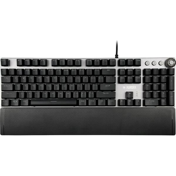 Tastatur Ibox AURORA K-3 Sort/Sølvfarvet Sølvfarvet QWERTY