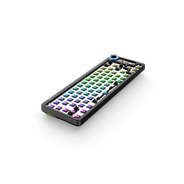 GAMAKAY LK67 Tangentbord Anpassat Kit 67 tangenter RGB Hot Swappable 3pin/5pin Switch 65% Programmerbar Trippelläge Trådbunden bluetooth 5.0 2.4GHz Ke