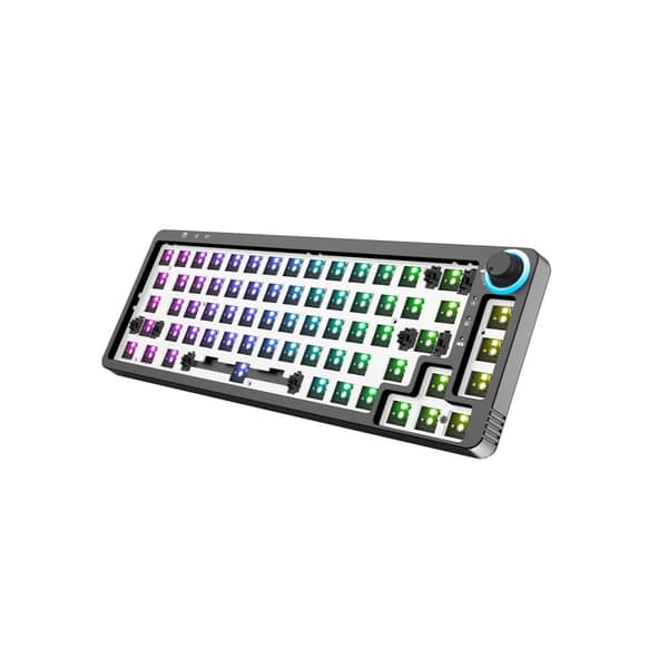 GAMAKAY LK67 Tangentbord Anpassat Kit 67 tangenter RGB Hot Swappable 3pin/5pin Switch 65% Programmerbar Trippelläge Trådbunden bluetooth 5.0 2.4GHz Ke