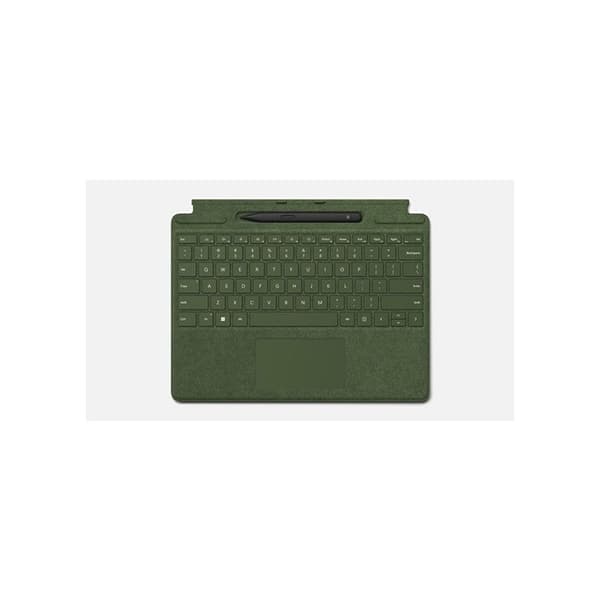 Klaviatur - Microsoft - Surface Pro X, 8 och 9 - Skogsgrön - Bluetooth - Med stylus